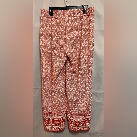 Lucy & Laurel Women’s Printed Knit Wide Leg Comfy Pants. Size XL - Picture 2 of 9